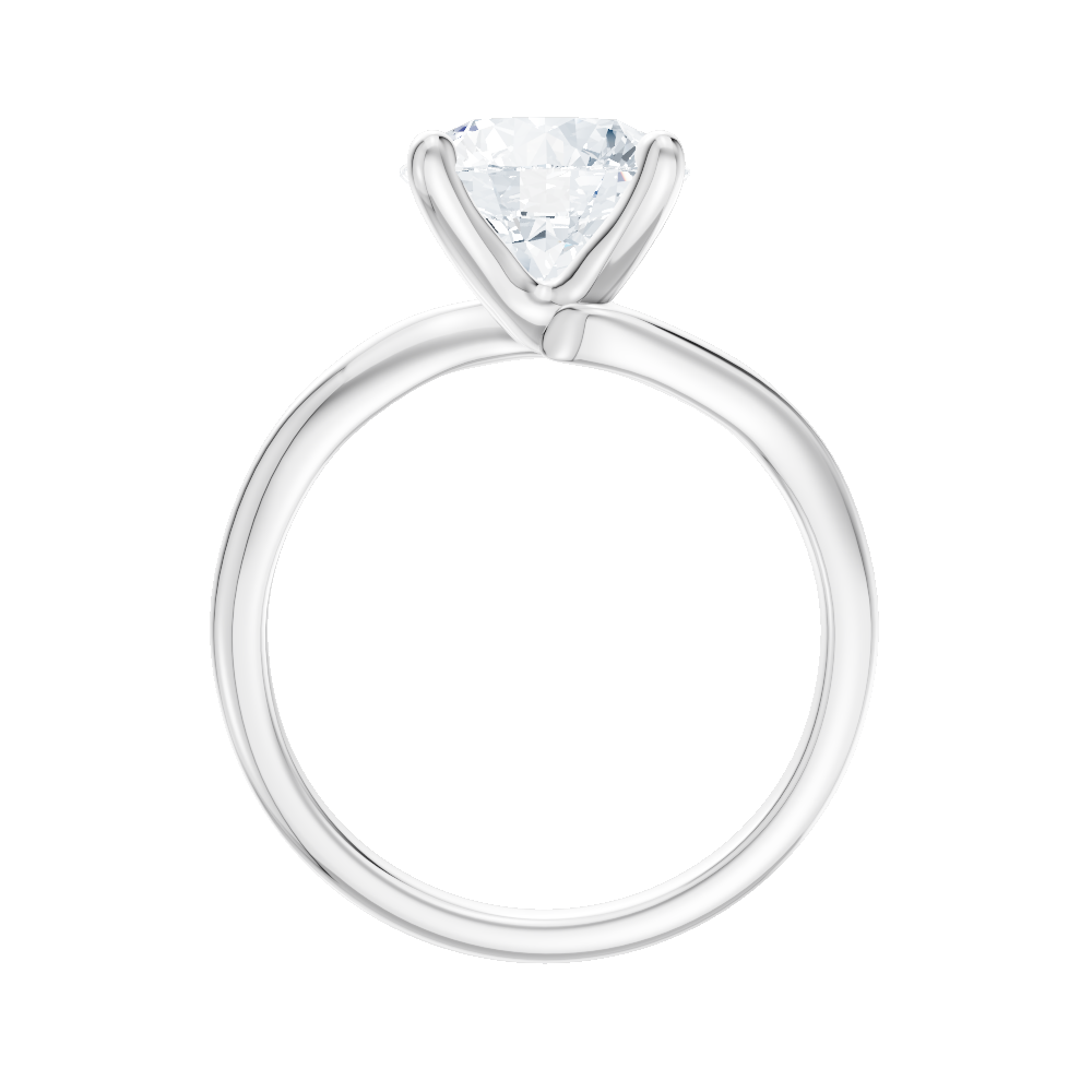 14kt white gold/18kt white gold/platinum/round/front