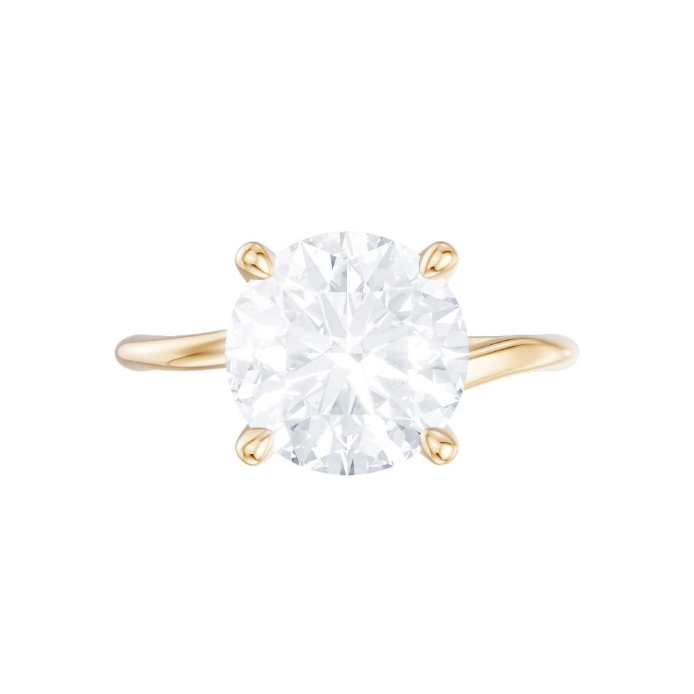 14kt yellow gold/18kt yellow gold/round/model