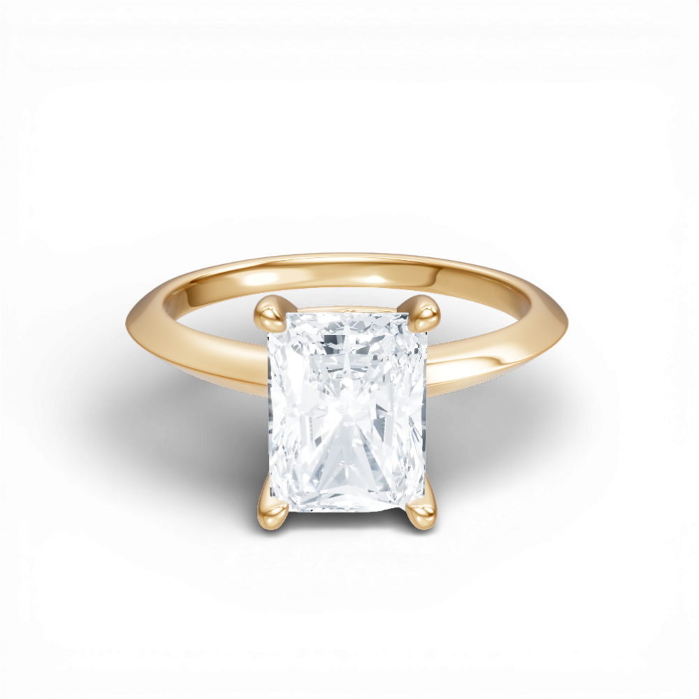 14kt yellow gold/18kt yellow gold/radiant/top