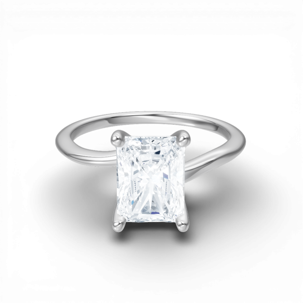 14kt white gold/18kt white gold/platinum/radiant/top