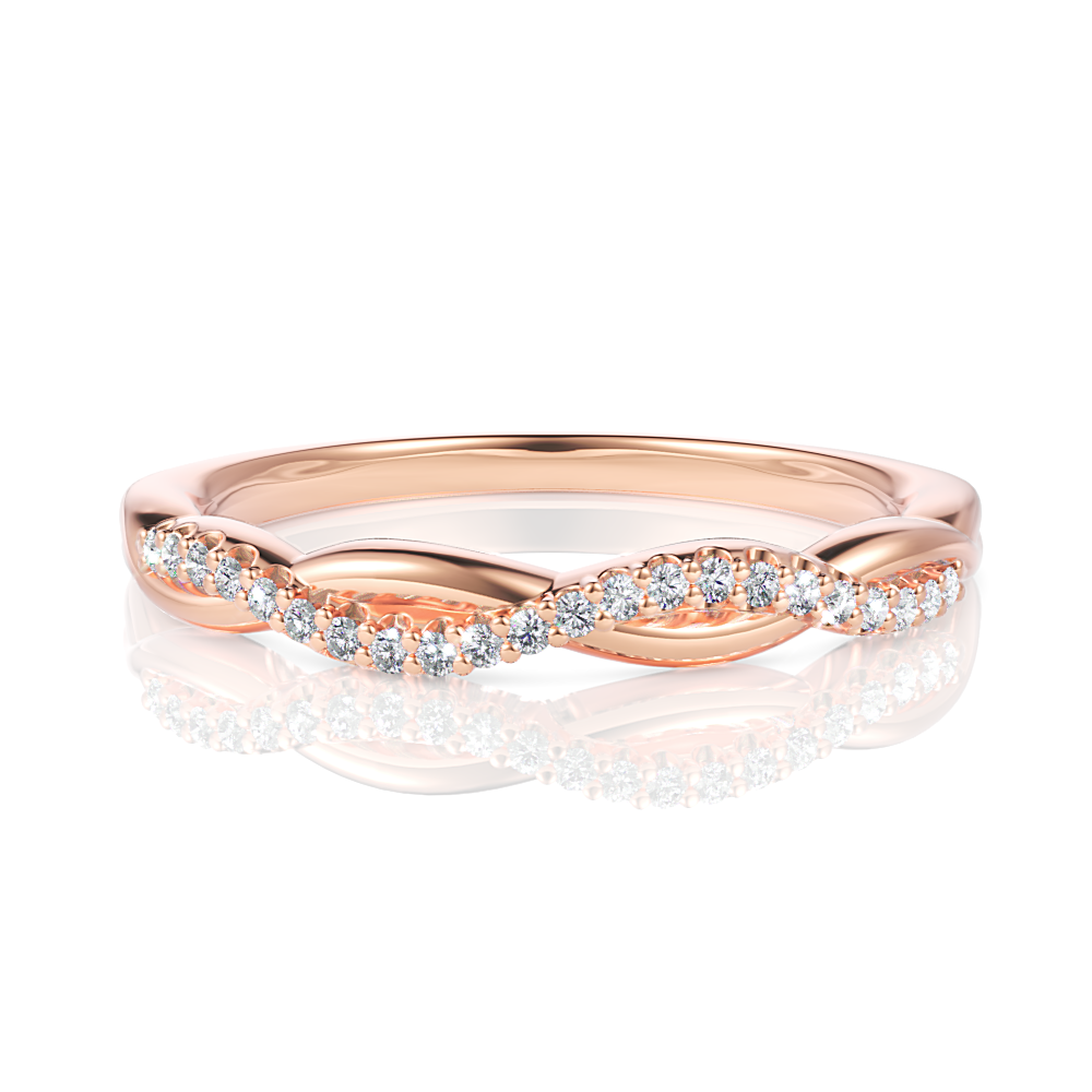 14kt rose gold/top