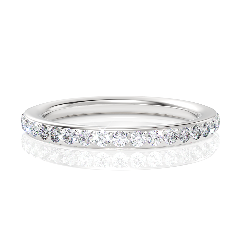 14kt white gold/18kt white gold/platinum/top