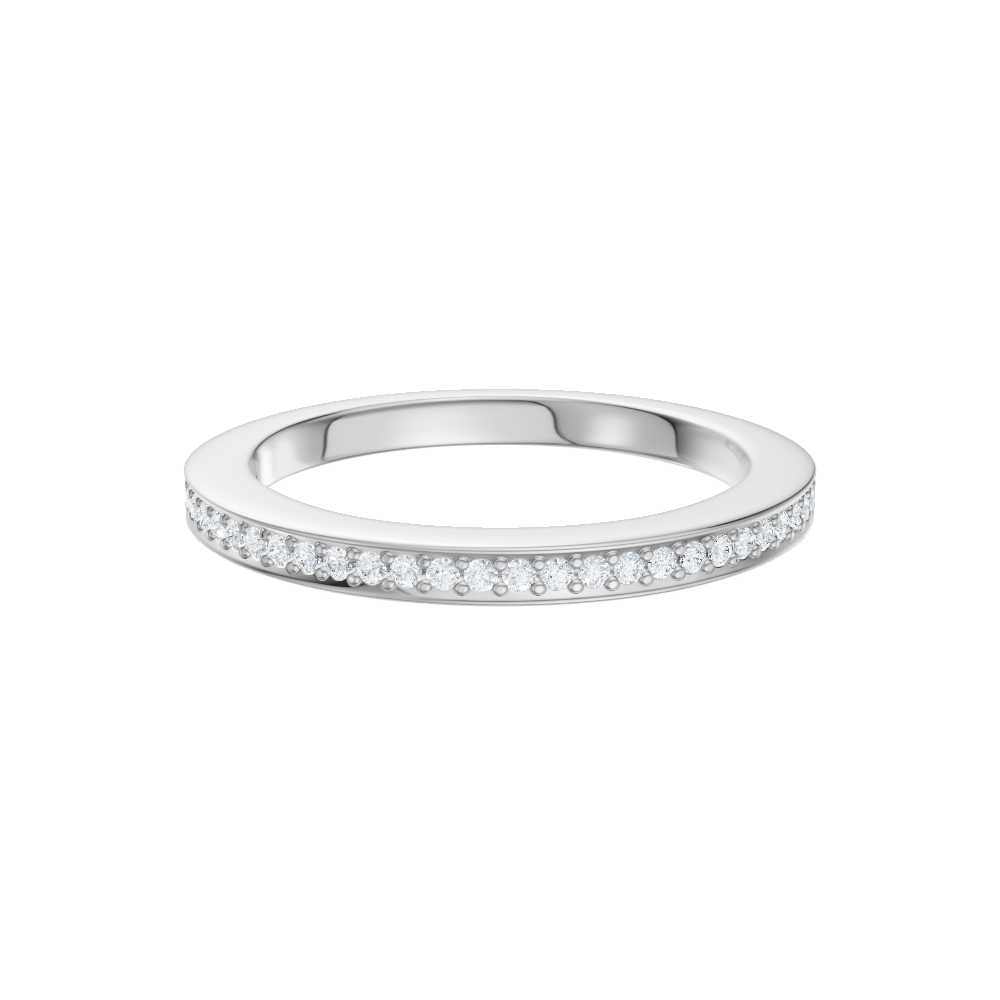 14kt white gold/18kt white gold/platinum/top