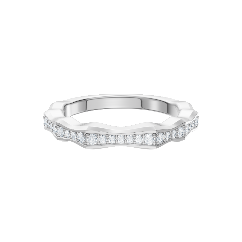 14kt white gold/18kt white gold/platinum/top