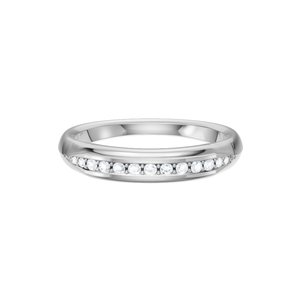 14kt white gold/18kt white gold/platinum