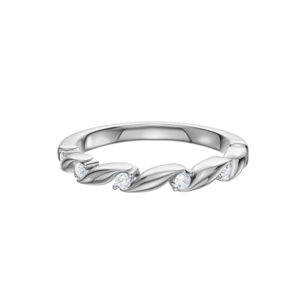 14kt white gold/18kt white gold/platinum/top