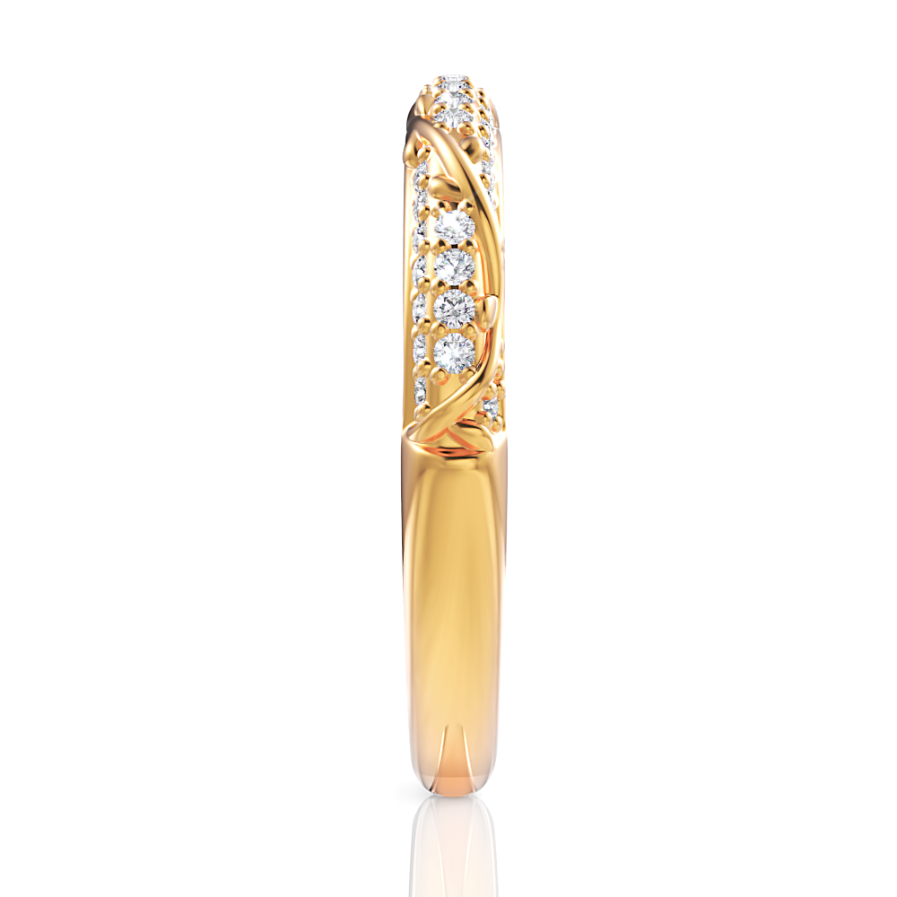 18kt yellow gold/side