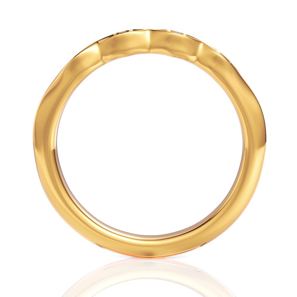 18kt yellow gold/front