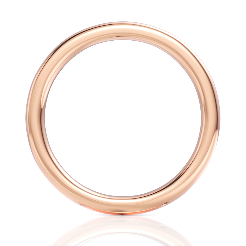 18kt rose gold/front