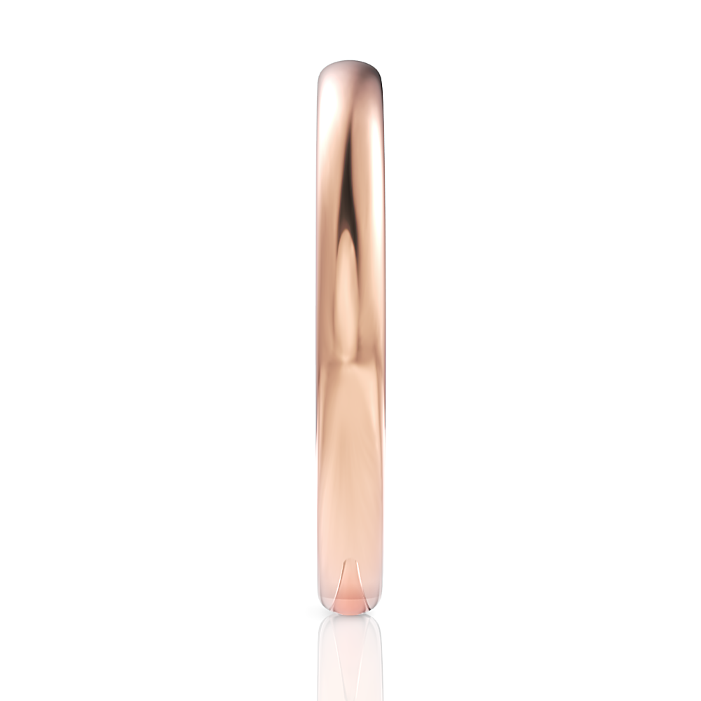 18kt rose gold/side