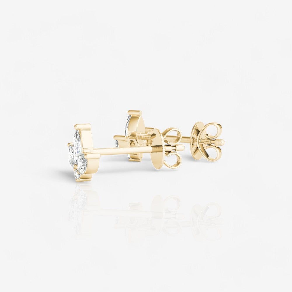 14kt yellow gold/0.50/side