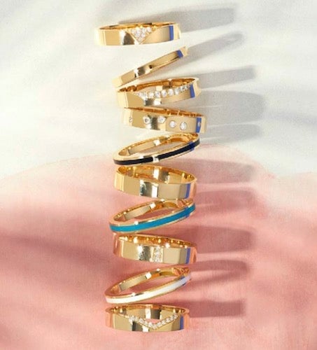 14kt yellow gold/on model
