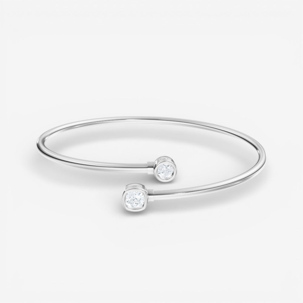 14kt white gold/18kt white gold/1.05/top