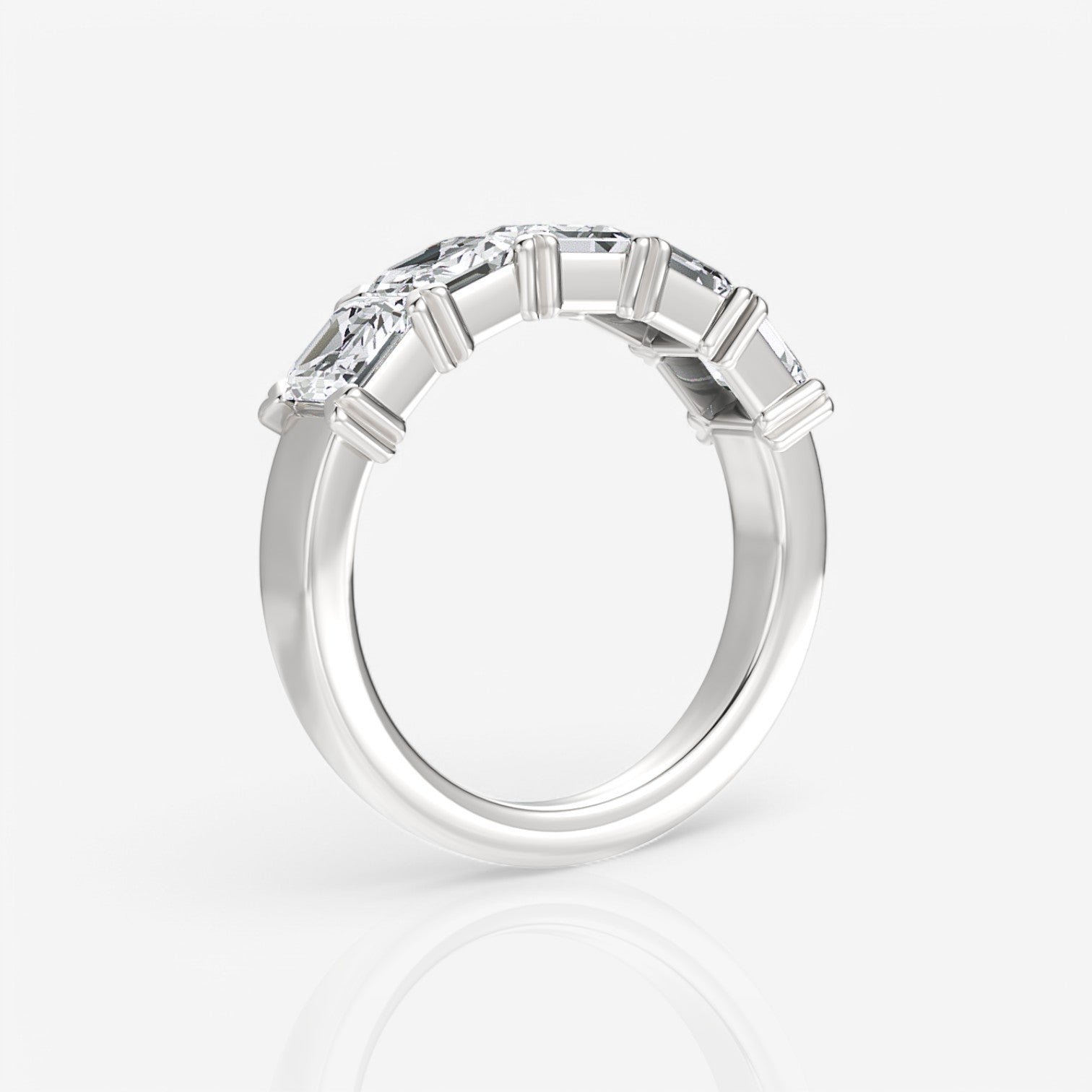 14kt white gold/18kt white gold/platinum/1.50/side