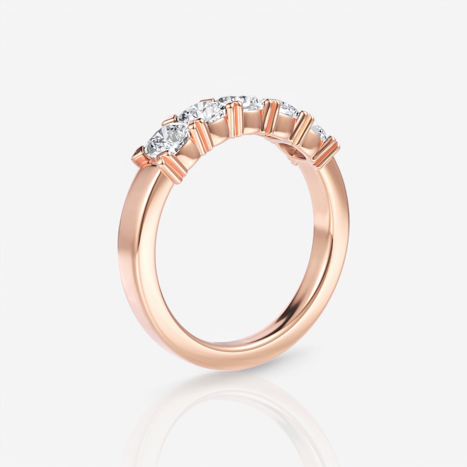 18kt rose gold/0.75/side