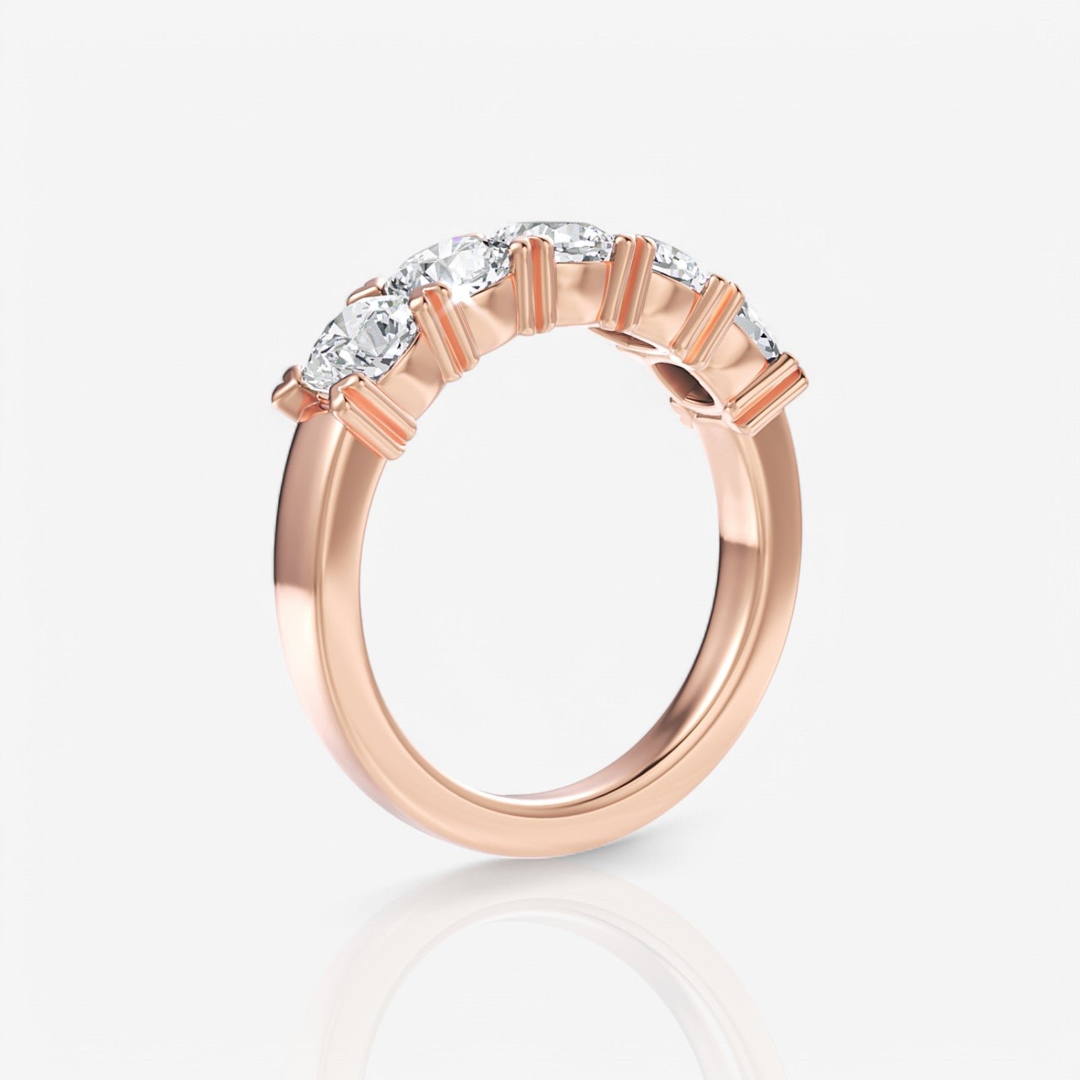 18kt rose gold/1.50/side