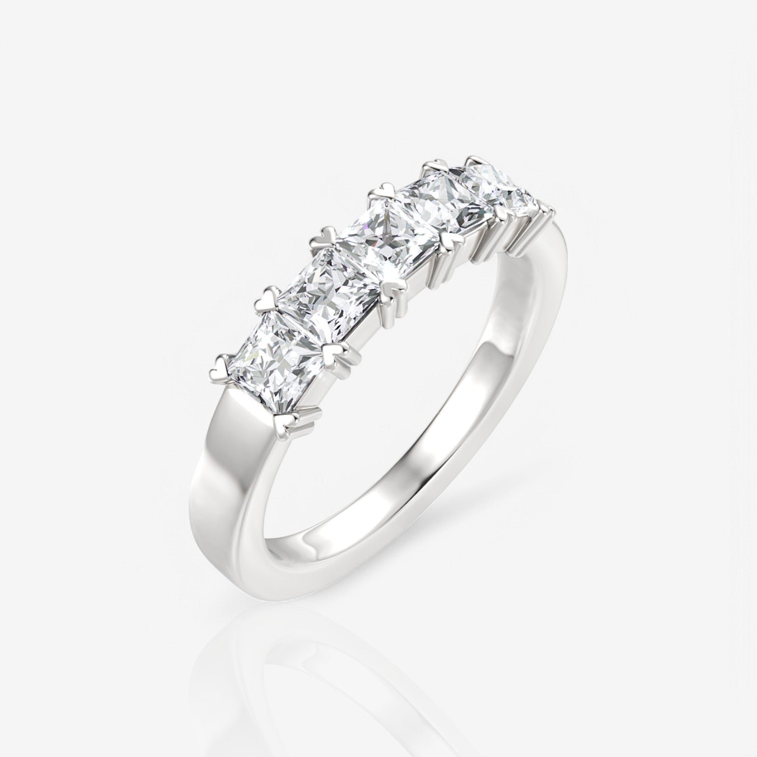 14kt white gold/18kt white gold/platinum/1.00/front