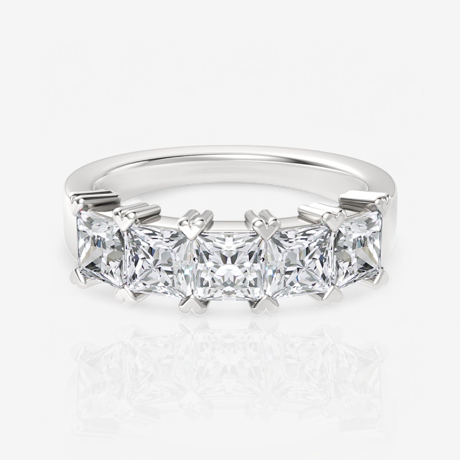 14kt white gold/18kt white gold/platinum/3.00/top