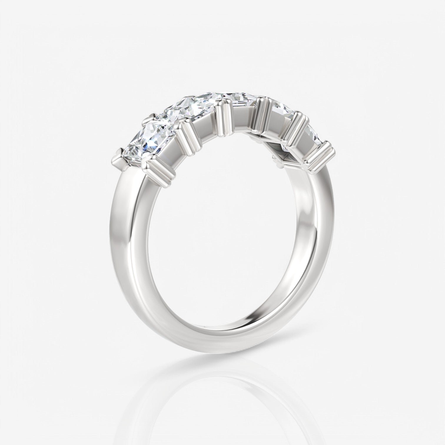 14kt white gold/18kt white gold/platinum/3.00/side