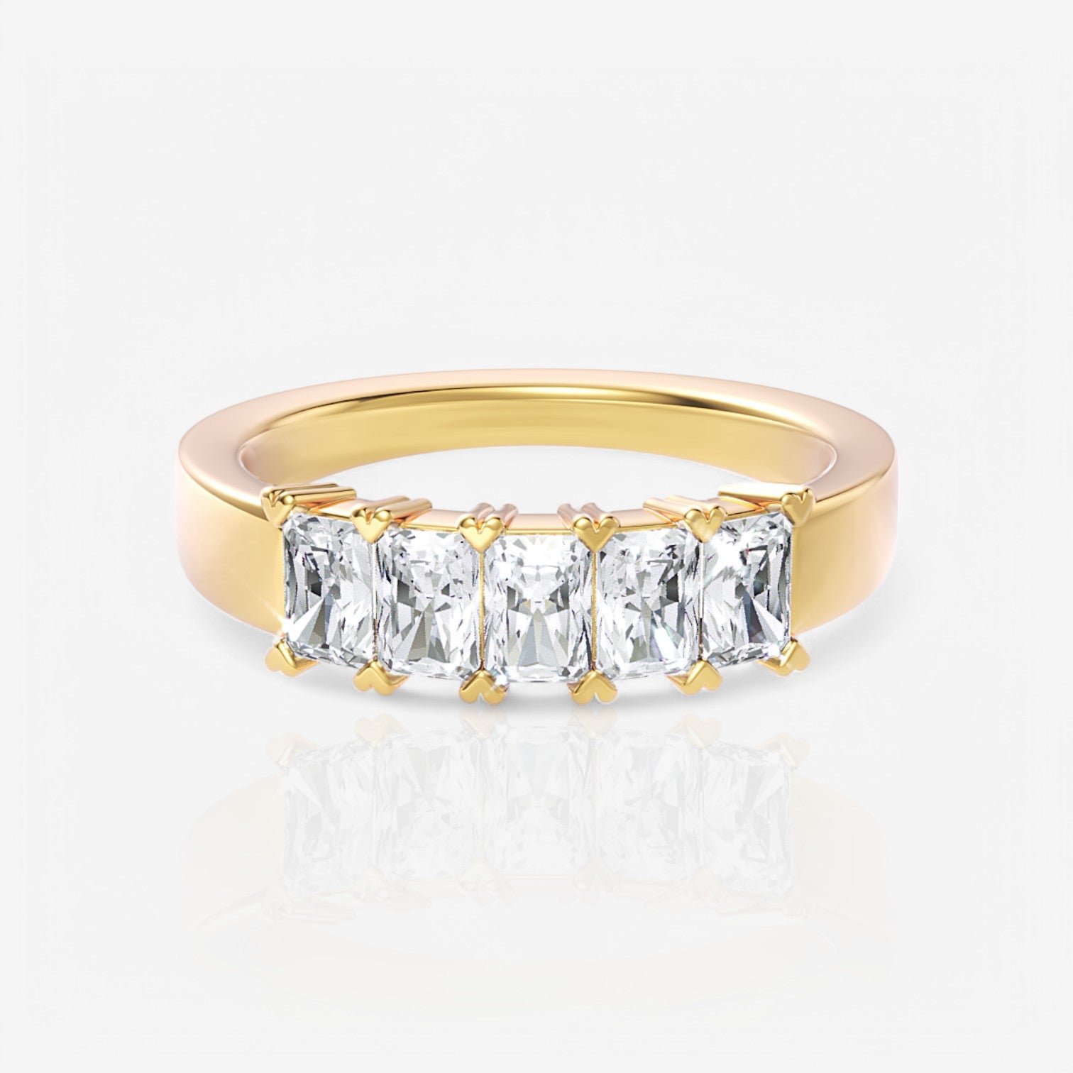 18kt yellow gold/0.75/top