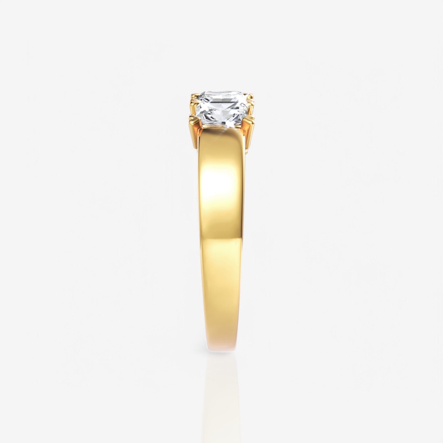 18kt yellow gold/1.00/perspective