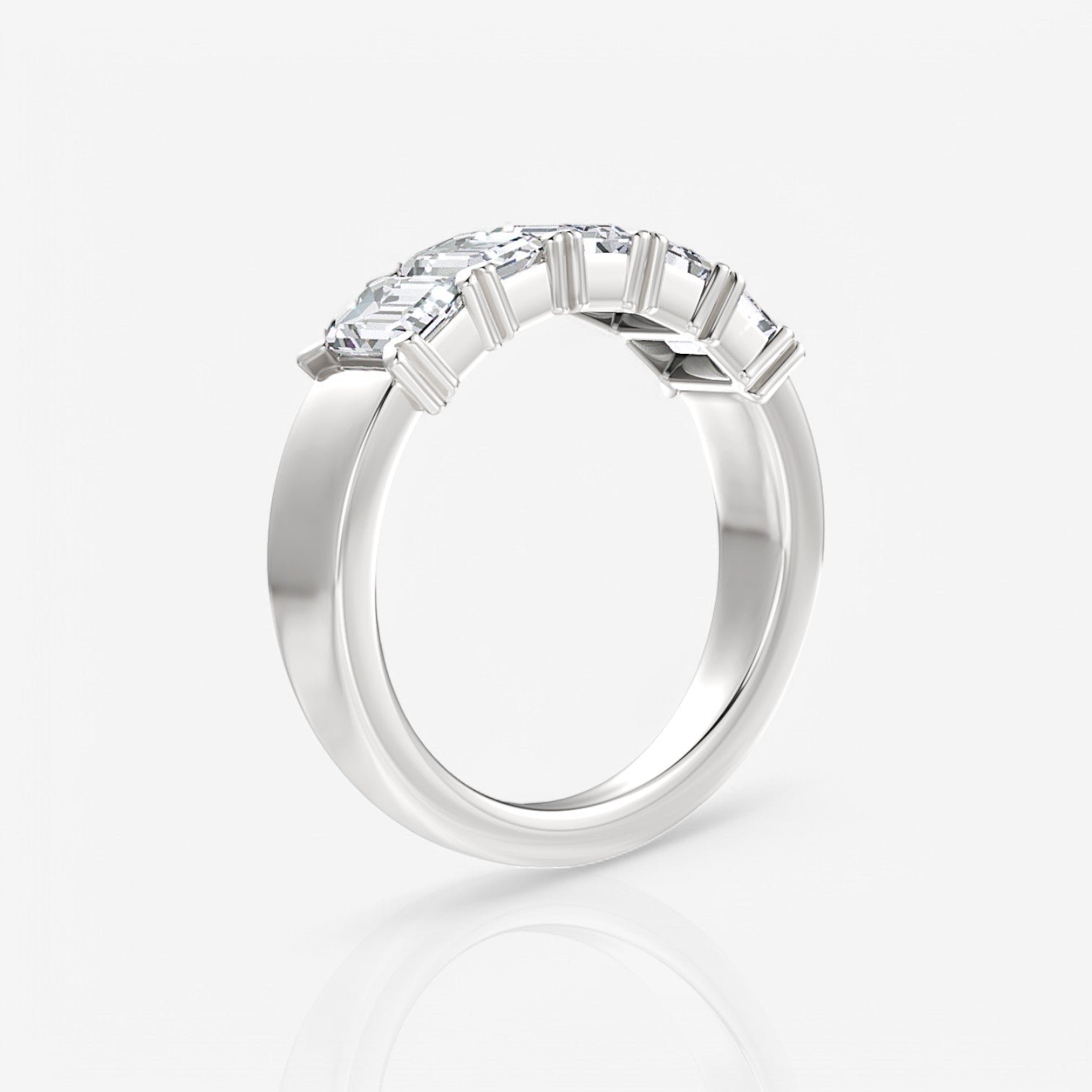 14kt white gold/18kt white gold/platinum/1.50/side