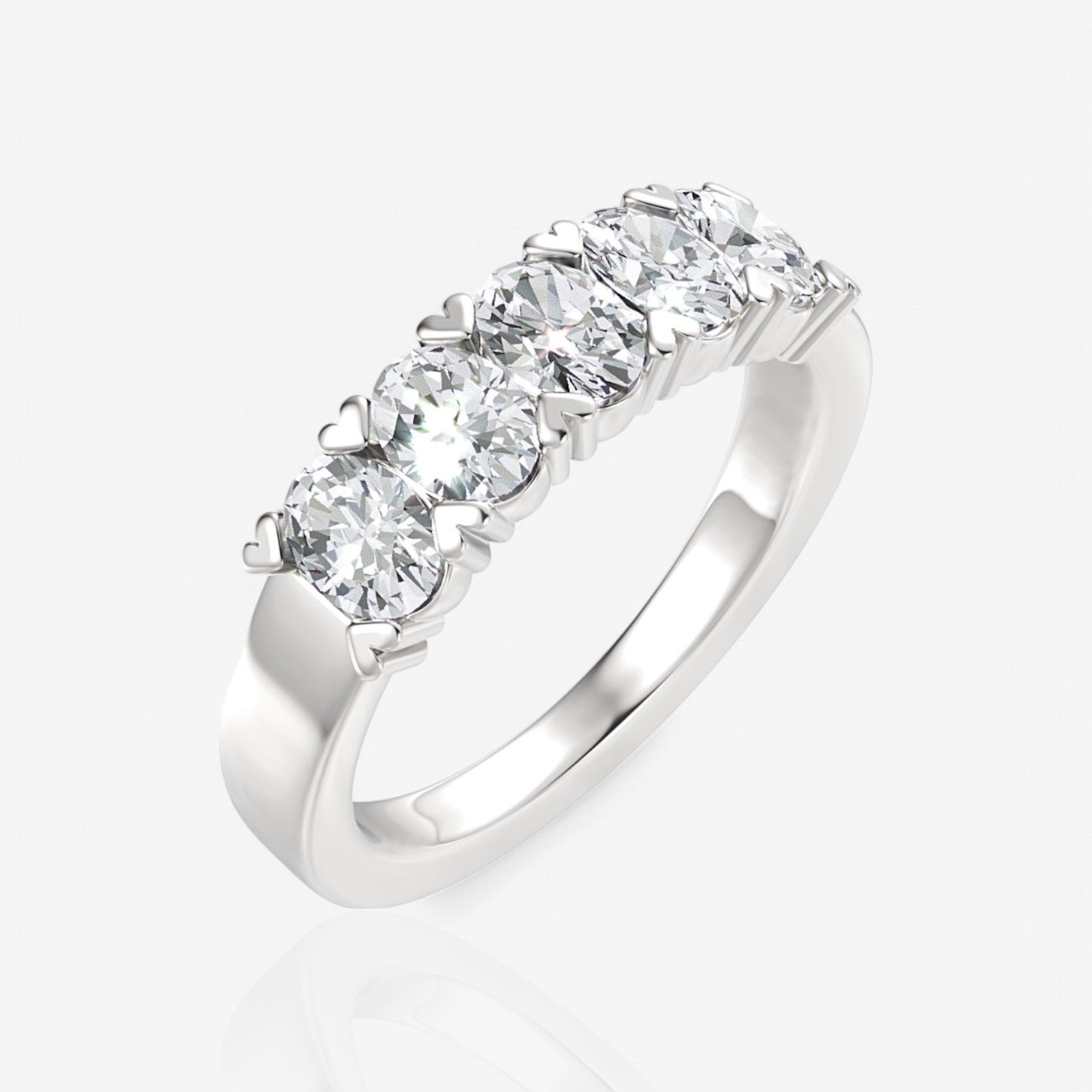 14kt white gold/18kt white gold/platinum/0.75/front