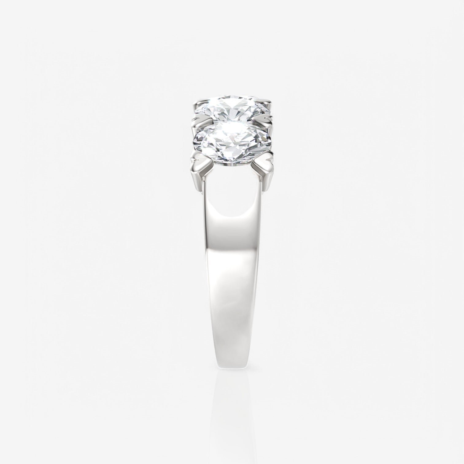 14kt white gold/18kt white gold/platinum/2.00/side