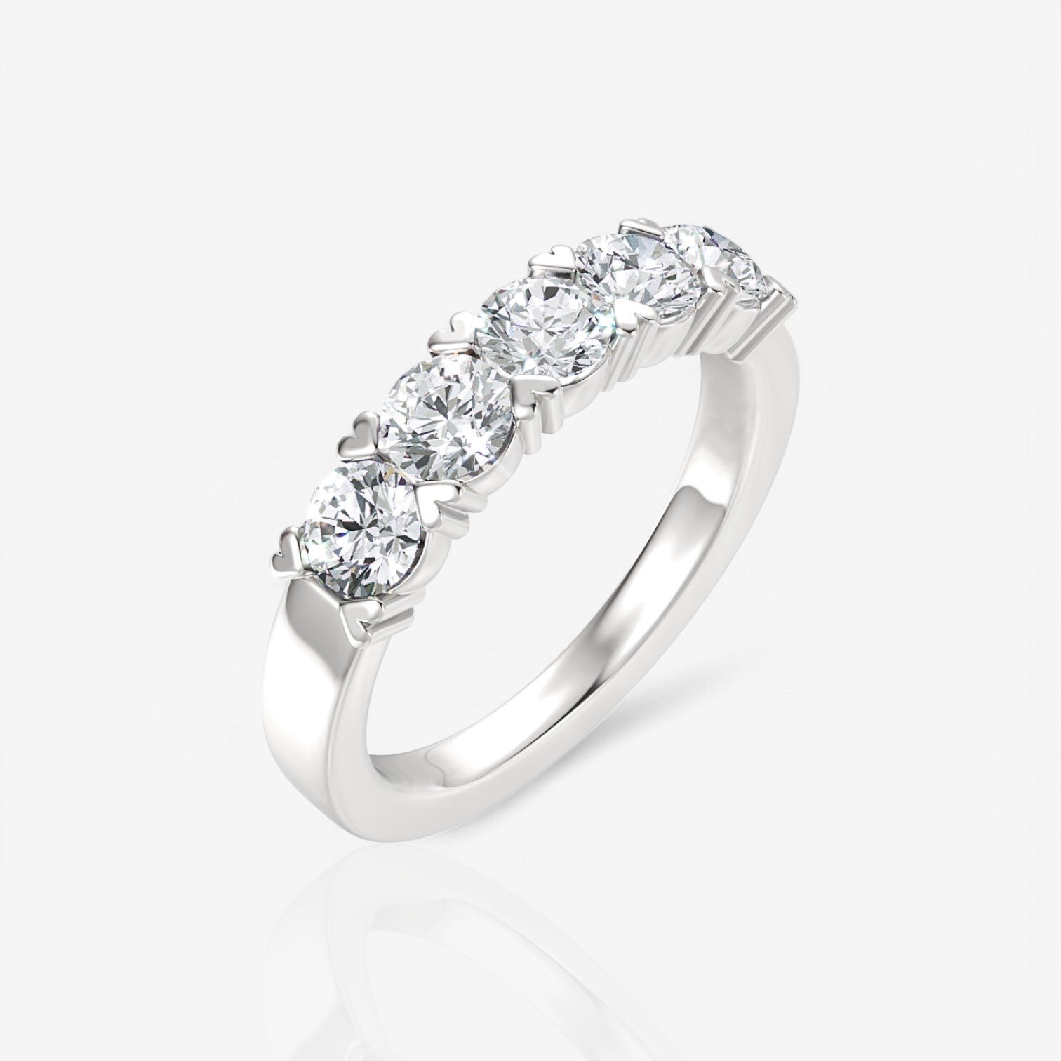 14kt white gold/18kt white gold/platinum/1.00/front