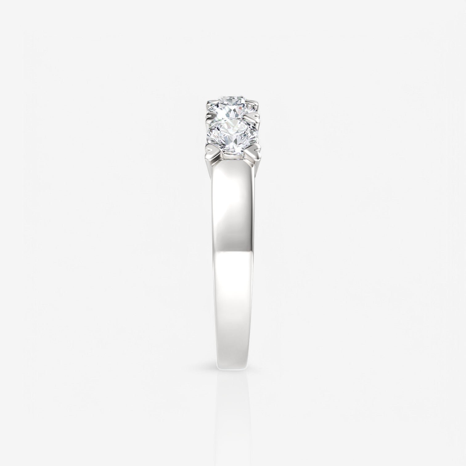 14kt white gold/18kt white gold/platinum/1.00/perspective