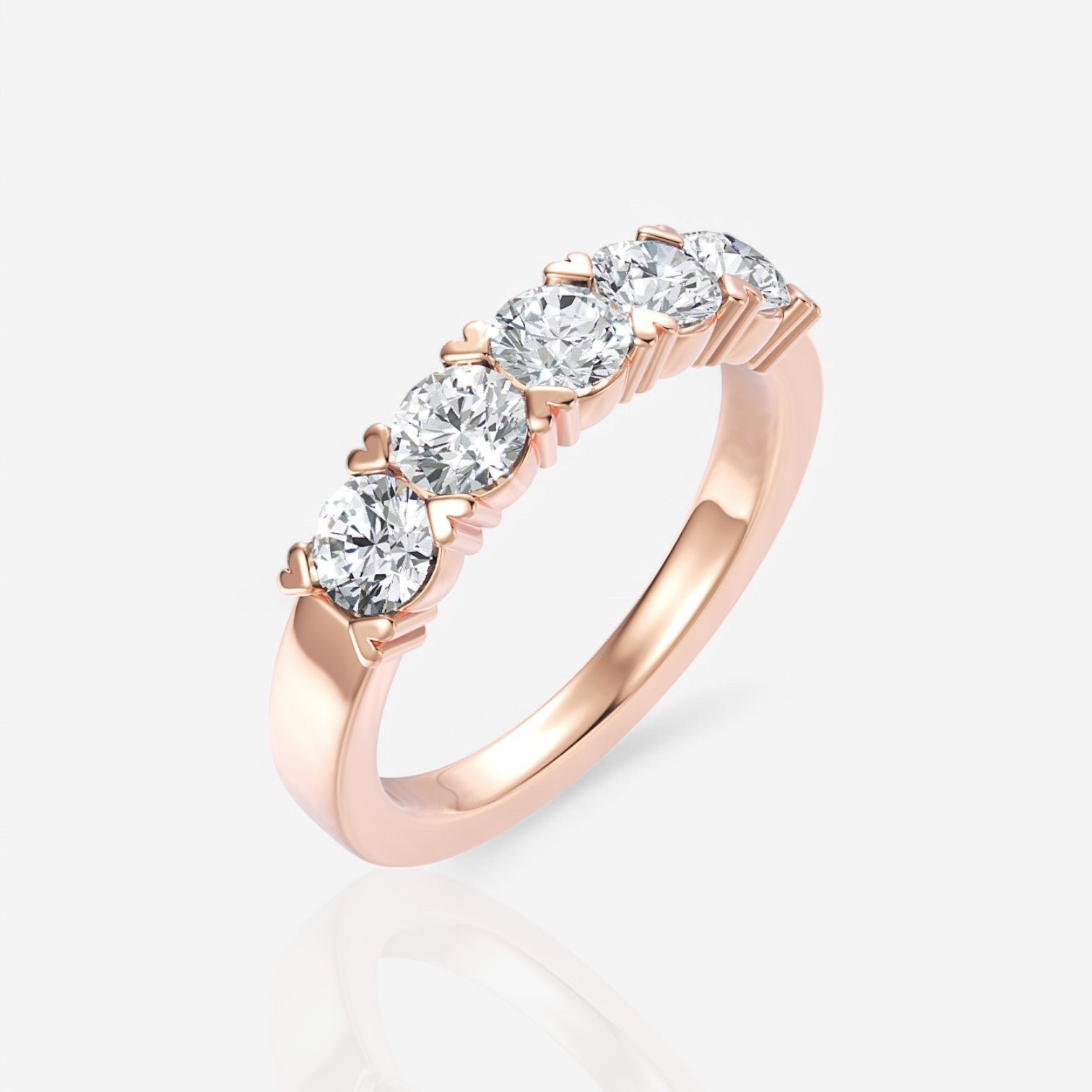 18kt rose gold/0.50/front