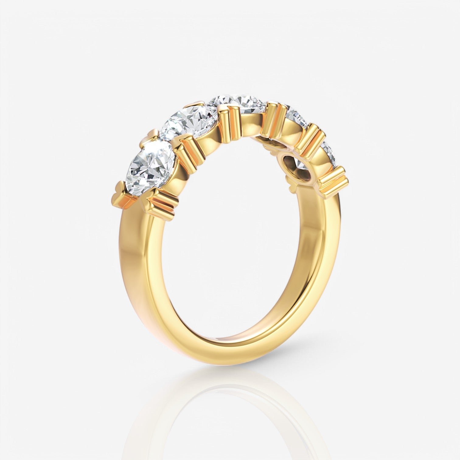 18kt yellow gold/1.50/side