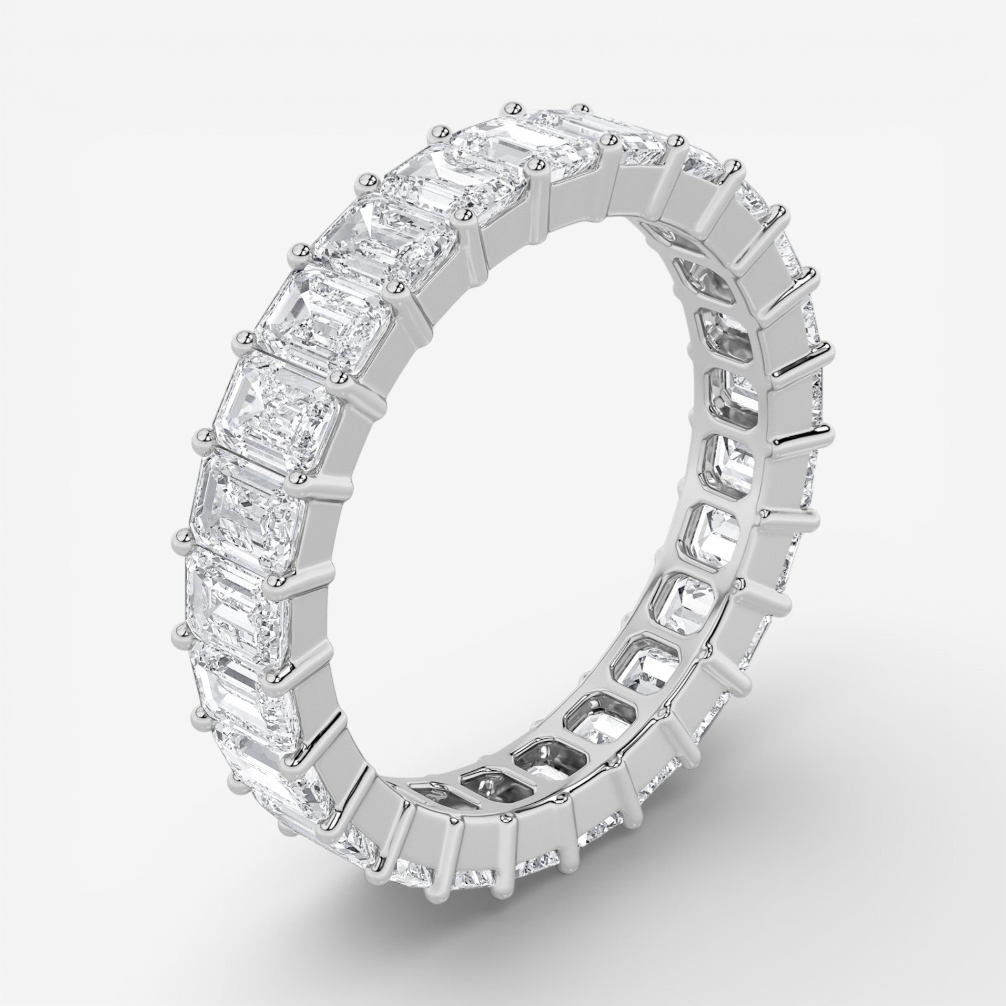 14kt white gold/3.00/5/6/7/8/9/front