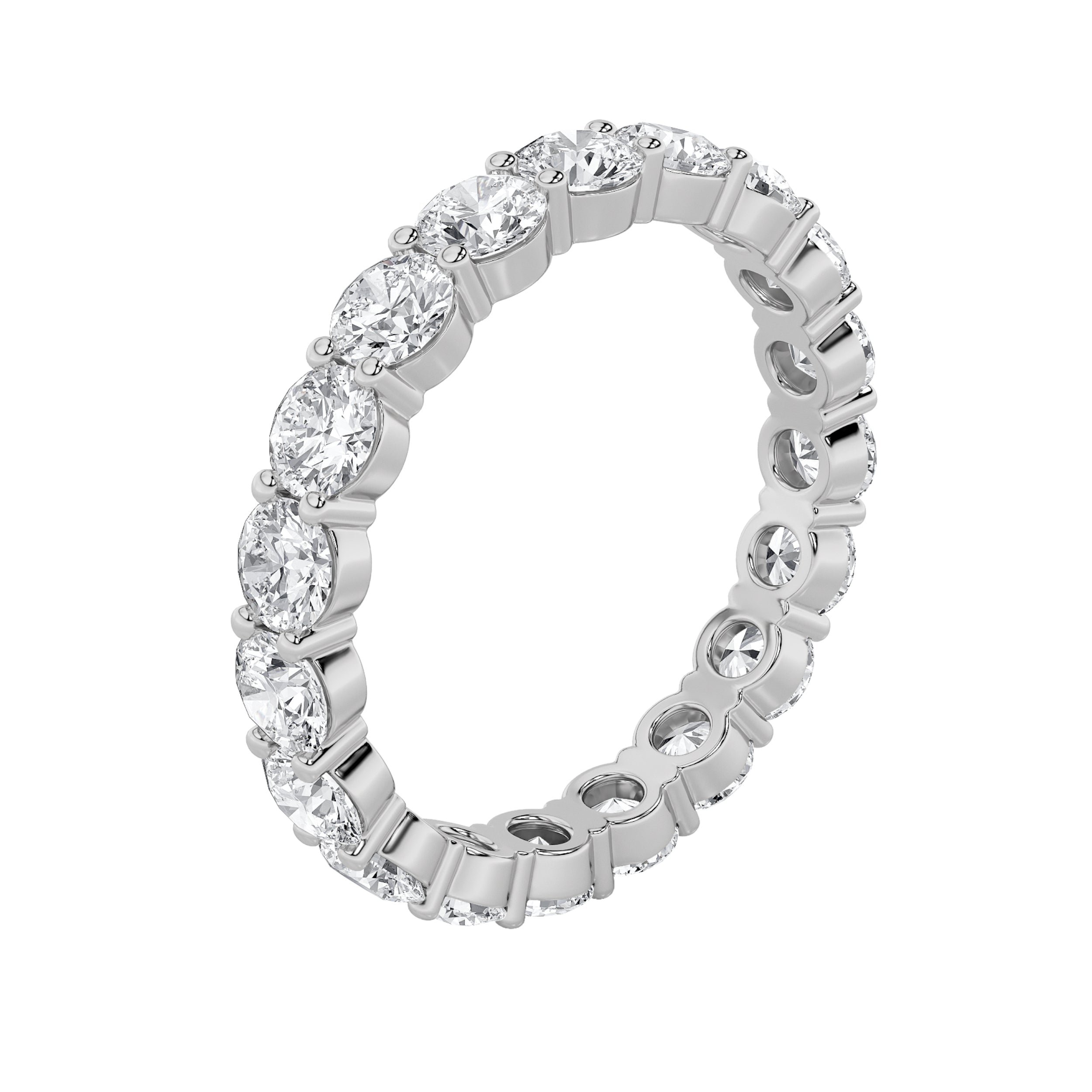 14kt white gold/3.50/5/6/7/8/9/front