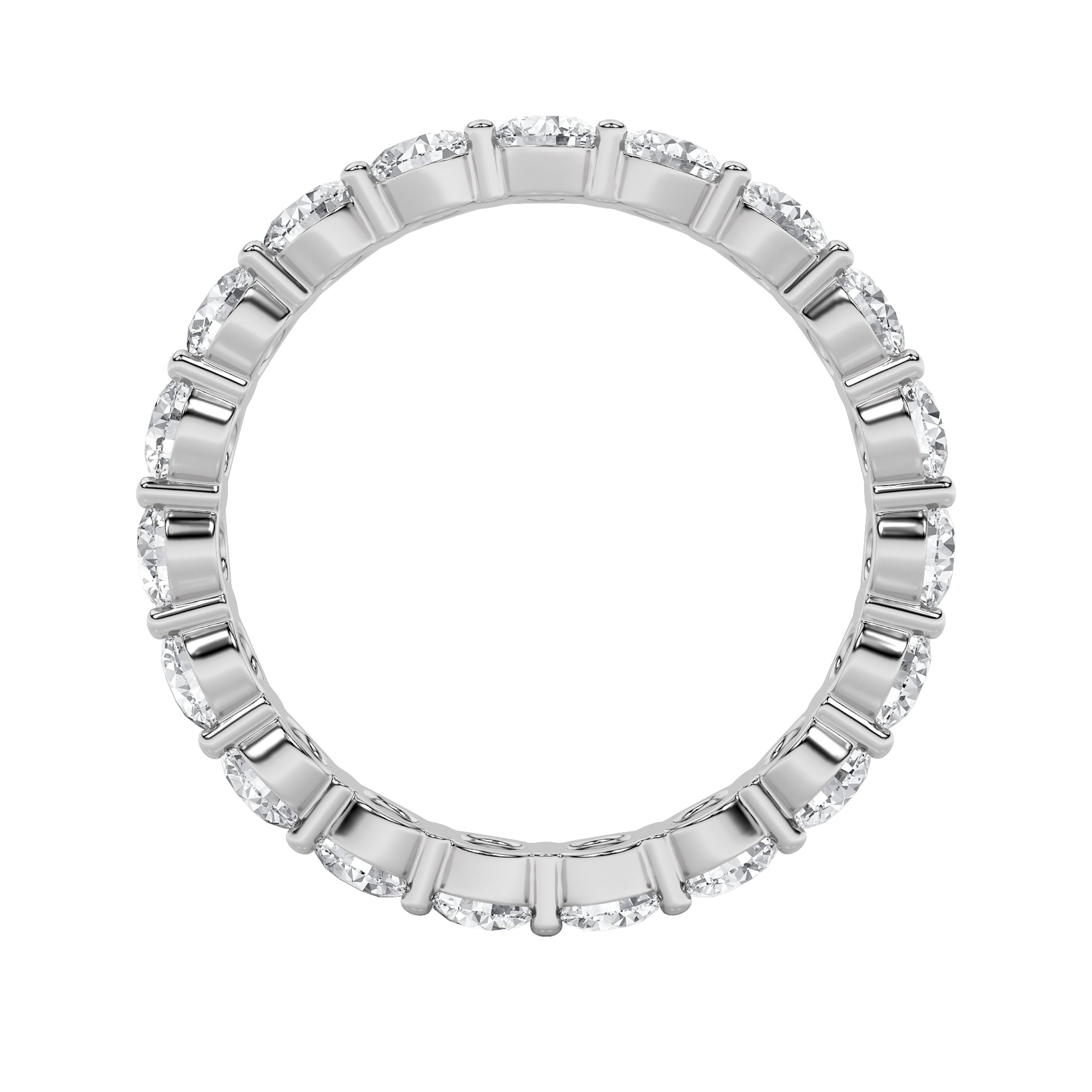 14kt white gold/4.00/5/6/7/8/9/side
