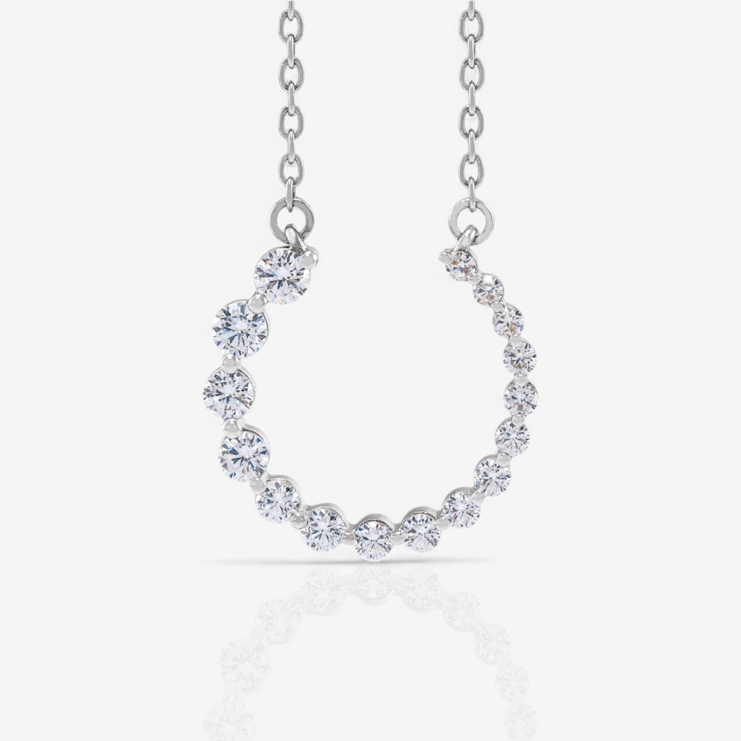 14kt white gold/0.38/top