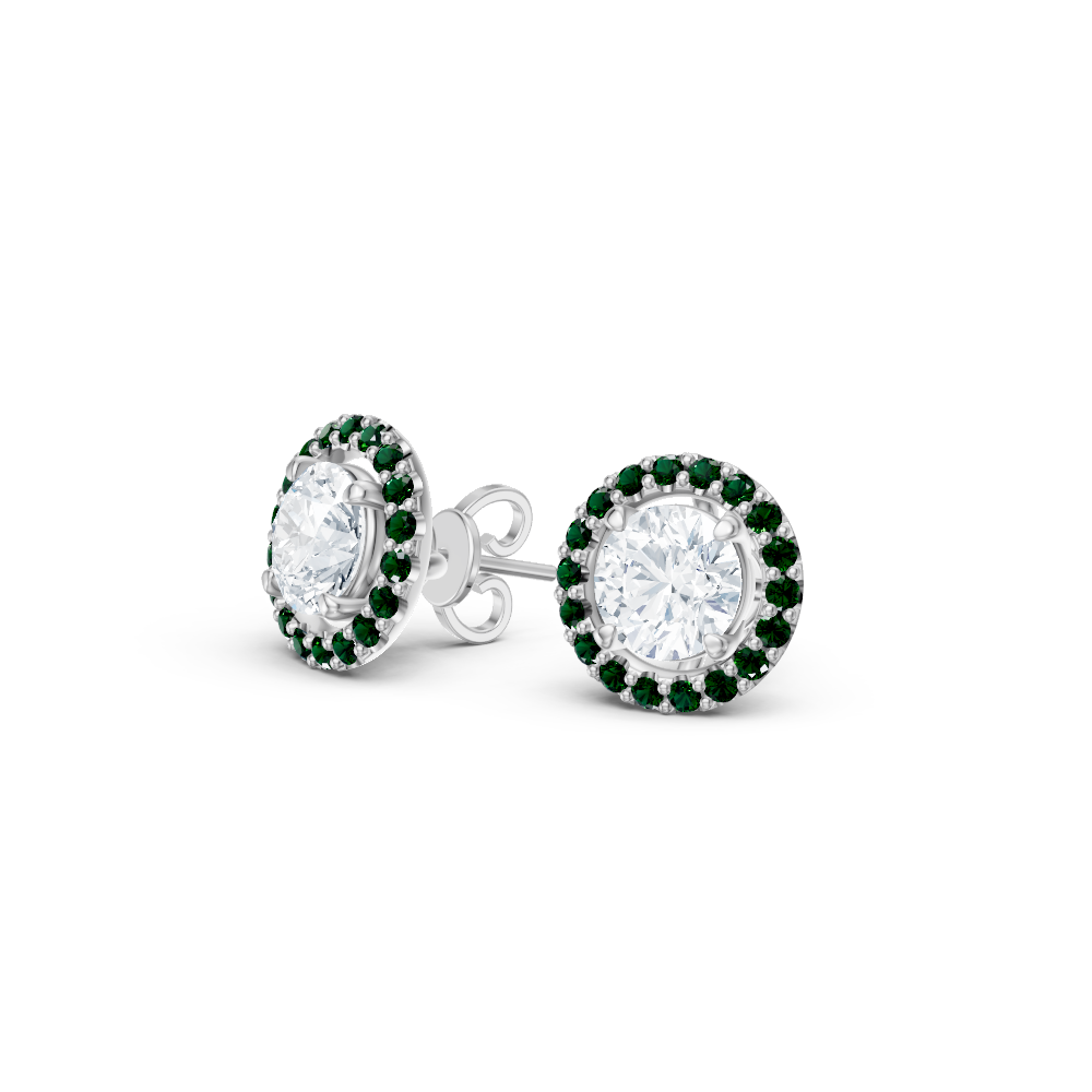 14kt white gold/18kt white gold/18kt yellow gold/18kt rose gold/platinum/Fits 1.00 CTW Round Four-Prong Studs/Fits 1.50 CTW Round Four-Prong Studs/Fits 2.00 CTW Round Four-Prong Studs/Fits 3.00 CTW Round Four-Prong Studs/Fits 4.00 CTW Round Four-Prong Studs/hover
