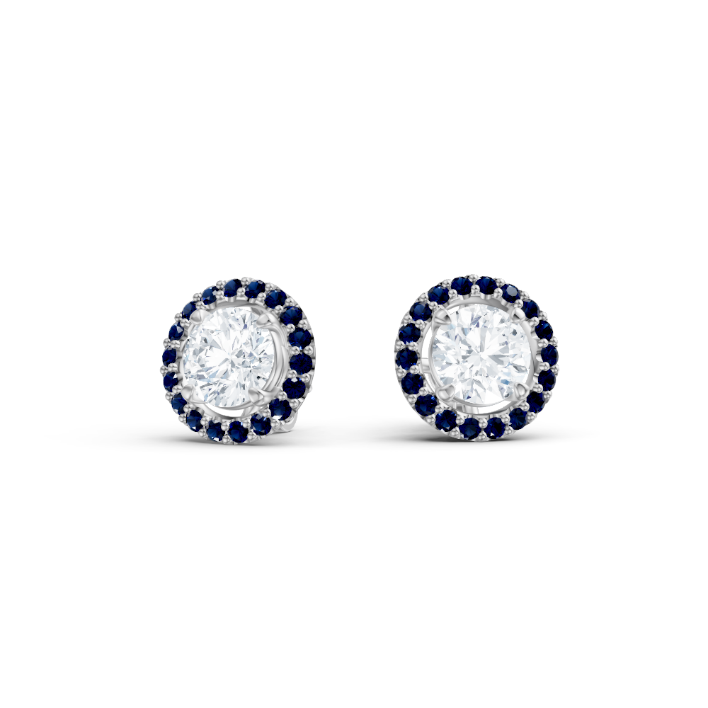 14kt white gold/18kt white gold/platinum/Fits 1.00 CTW Round Four-Prong Studs/Fits 1.50 CTW Round Four-Prong Studs/Fits 2.00 CTW Round Four-Prong Studs/Fits 3.00 CTW Round Four-Prong Studs/Fits 4.00 CTW Round Four-Prong Studs/hover