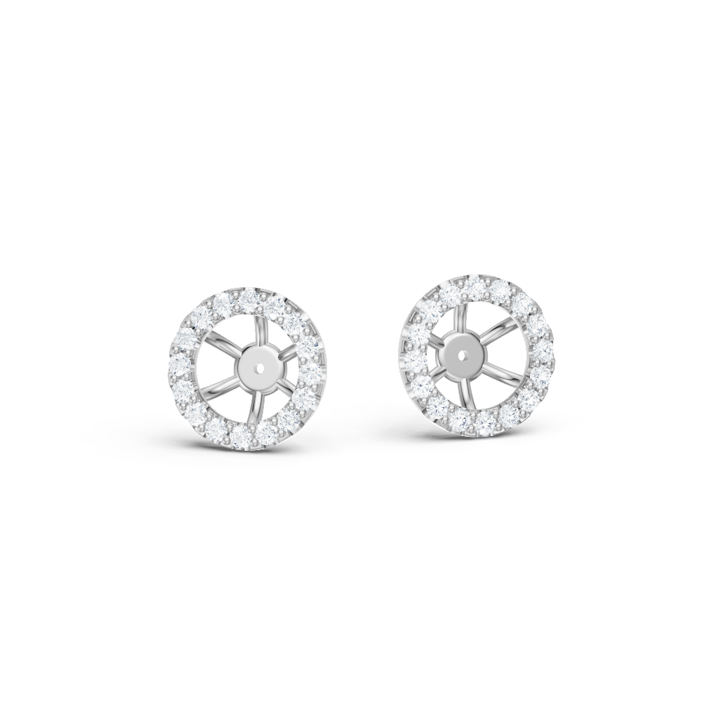 14kt white gold/18kt white gold/platinum/Fits 1.00 CTW Round Three-Prong Martini Studs/Fits 1.50 CTW Round Three-Prong Martini Studs/Fits 2.00 CTW Round Three-Prong Martini Studs /Fits 3.00 CTW Round Three-Prong Martini Studs/Fits 4.00 CTW Round Three-Prong Martini Studs/top