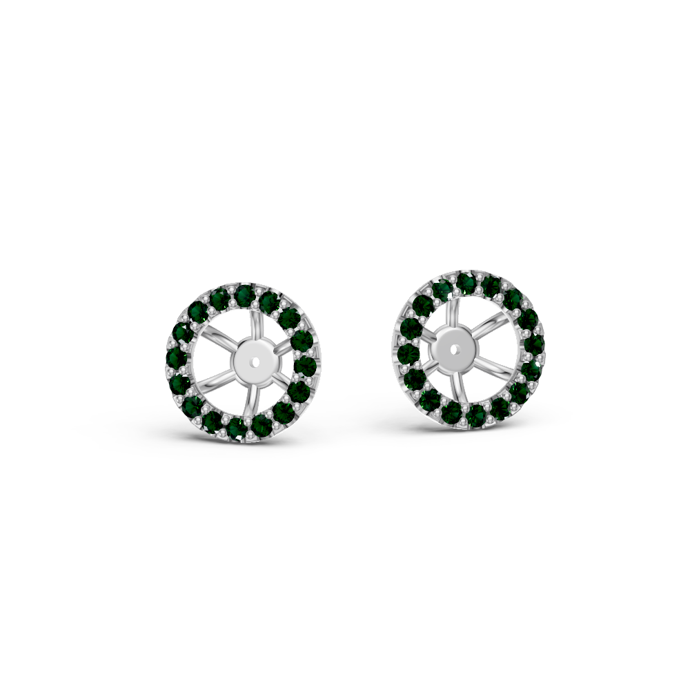 14kt white gold/18kt white gold/platinum/Fits 1.00 CTW Round Three-Prong Martini Studs/Fits 1.50 CTW Round Three-Prong Martini Studs/Fits 2.00 CTW Round Three-Prong Martini Studs /Fits 3.00 CTW Round Three-Prong Martini Studs/Fits 4.00 CTW Round Three-Prong Martini Studs/top