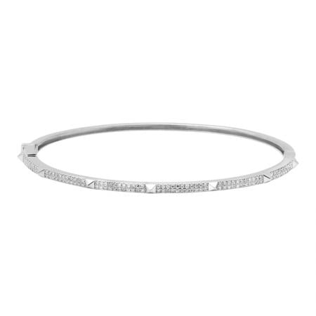 14kt white gold/top
