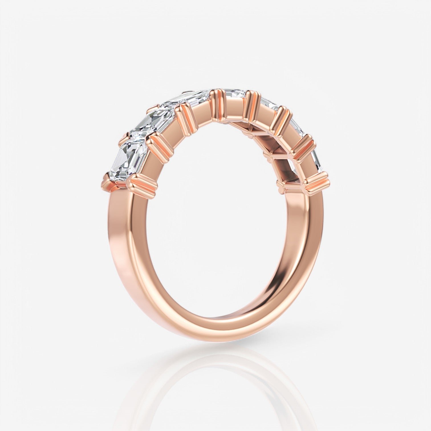 18kt rose gold/1.50/side