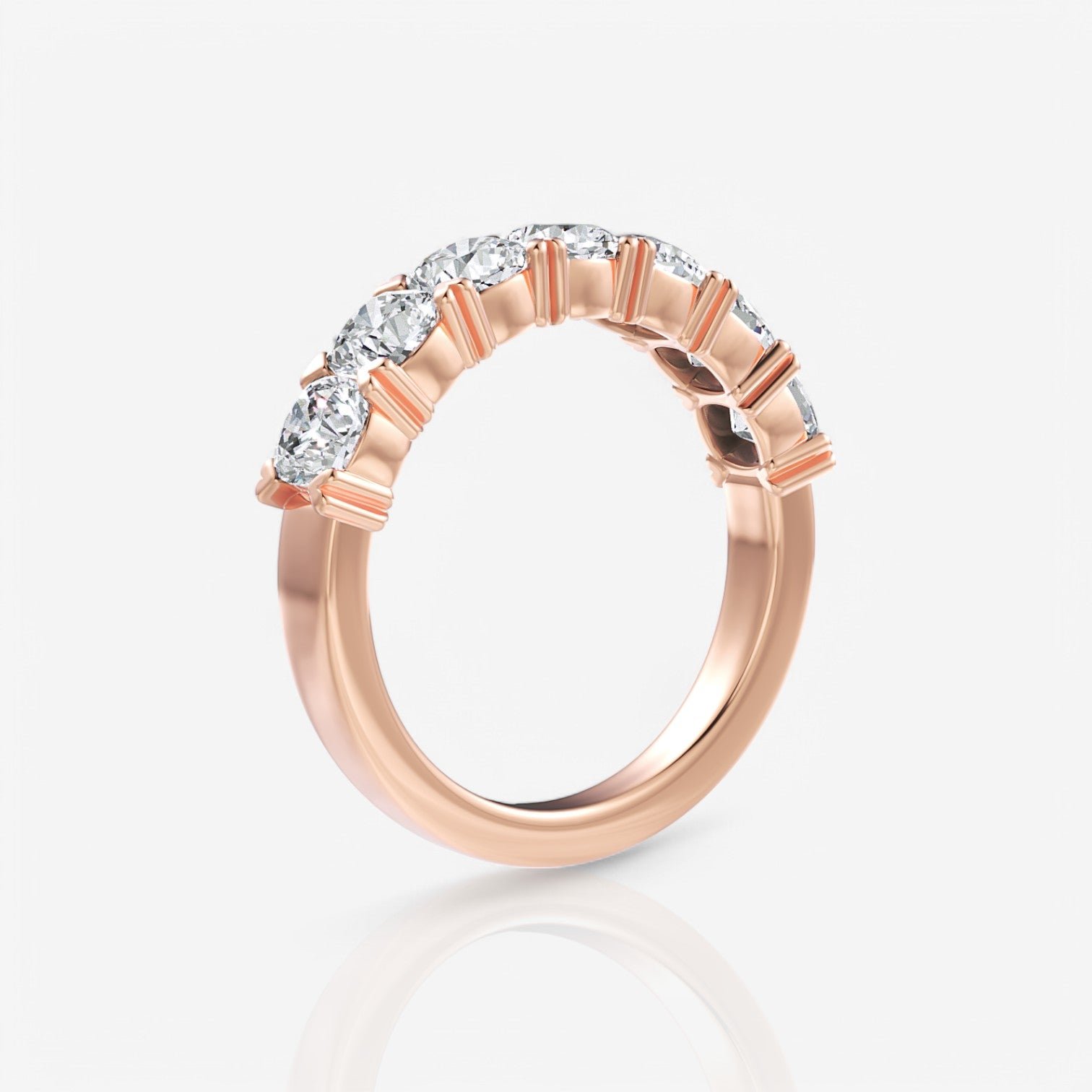 18kt rose gold/3.00/side