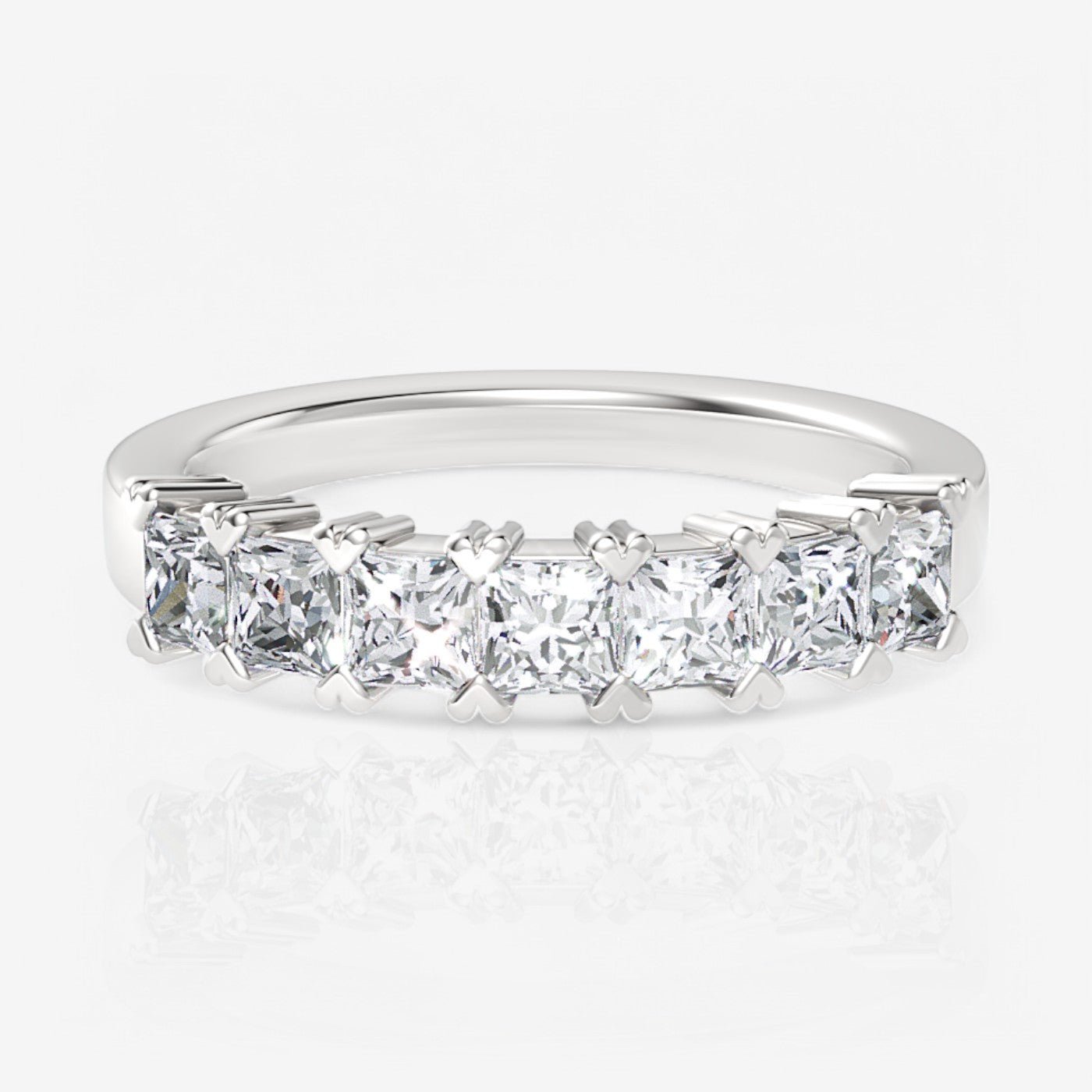 14kt white gold/18kt white gold/platinum/0.75/top