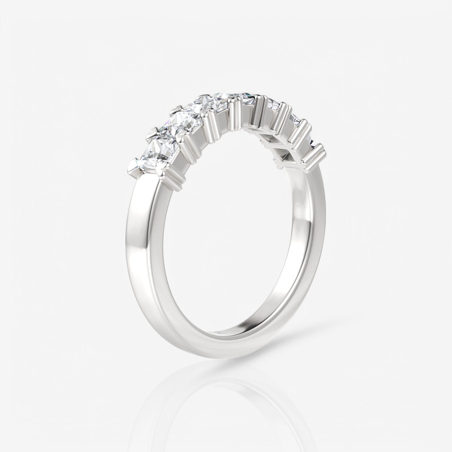 14kt white gold/18kt white gold/platinum/0.75/side