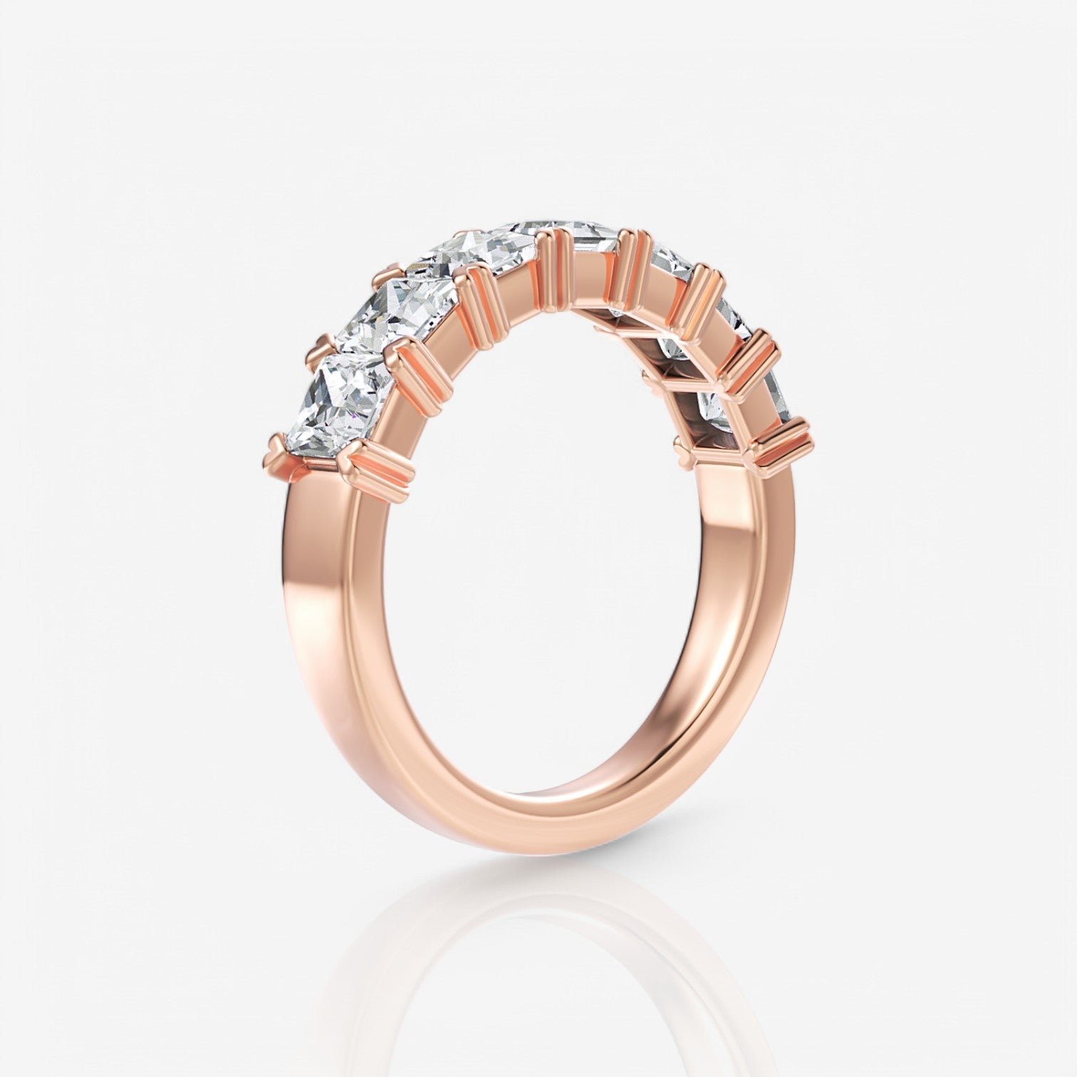 18kt rose gold/1.50/side