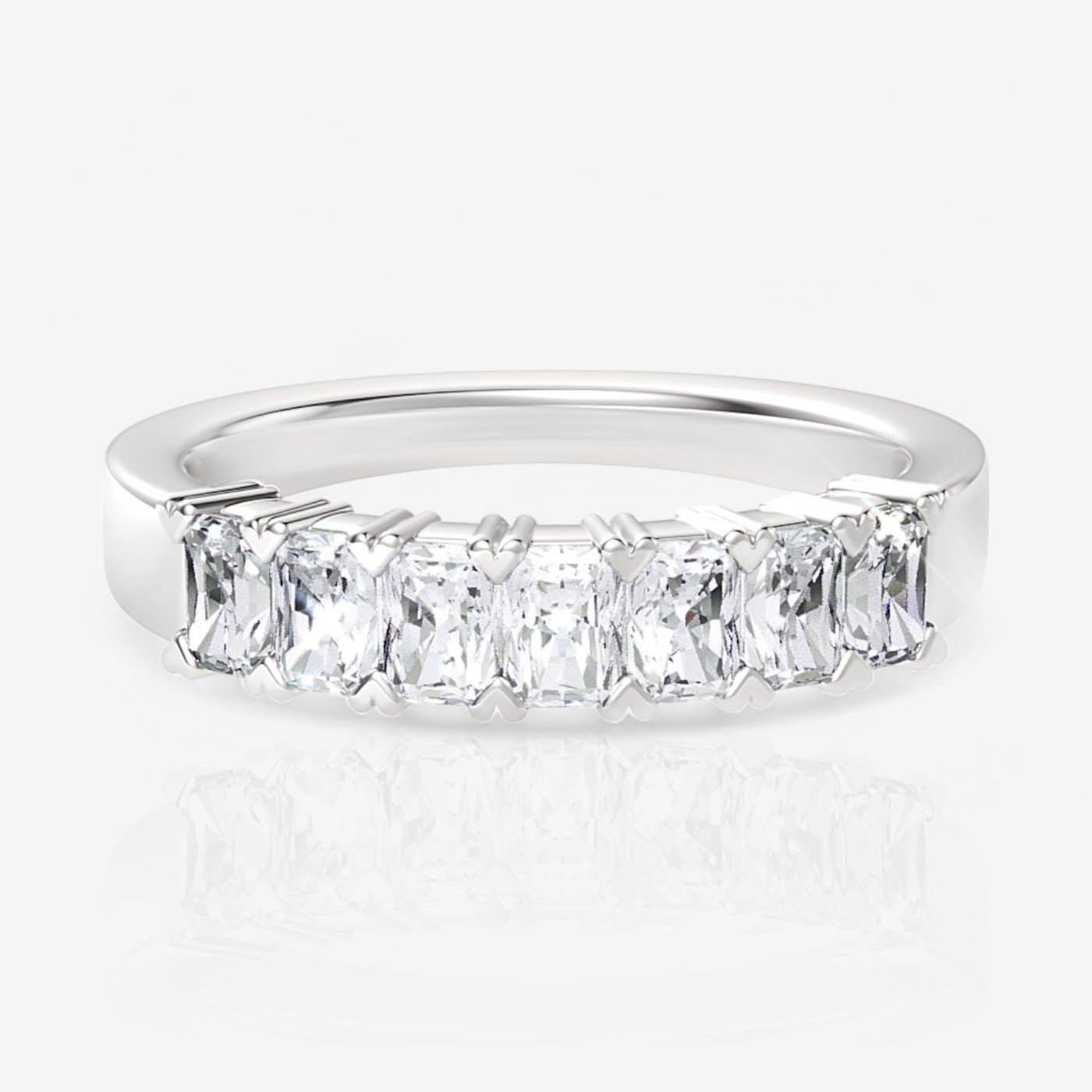 14kt white gold/18kt white gold/platinum/0.75/top