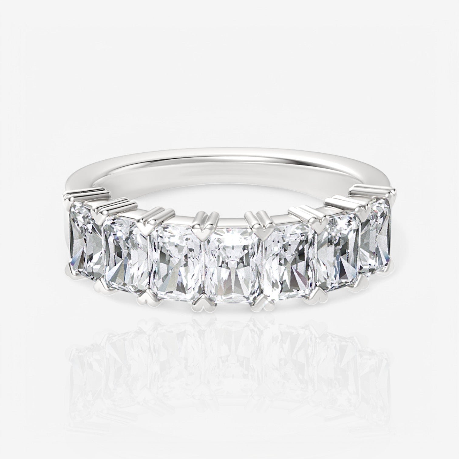 14kt white gold/18kt white gold/platinum/3.00/top