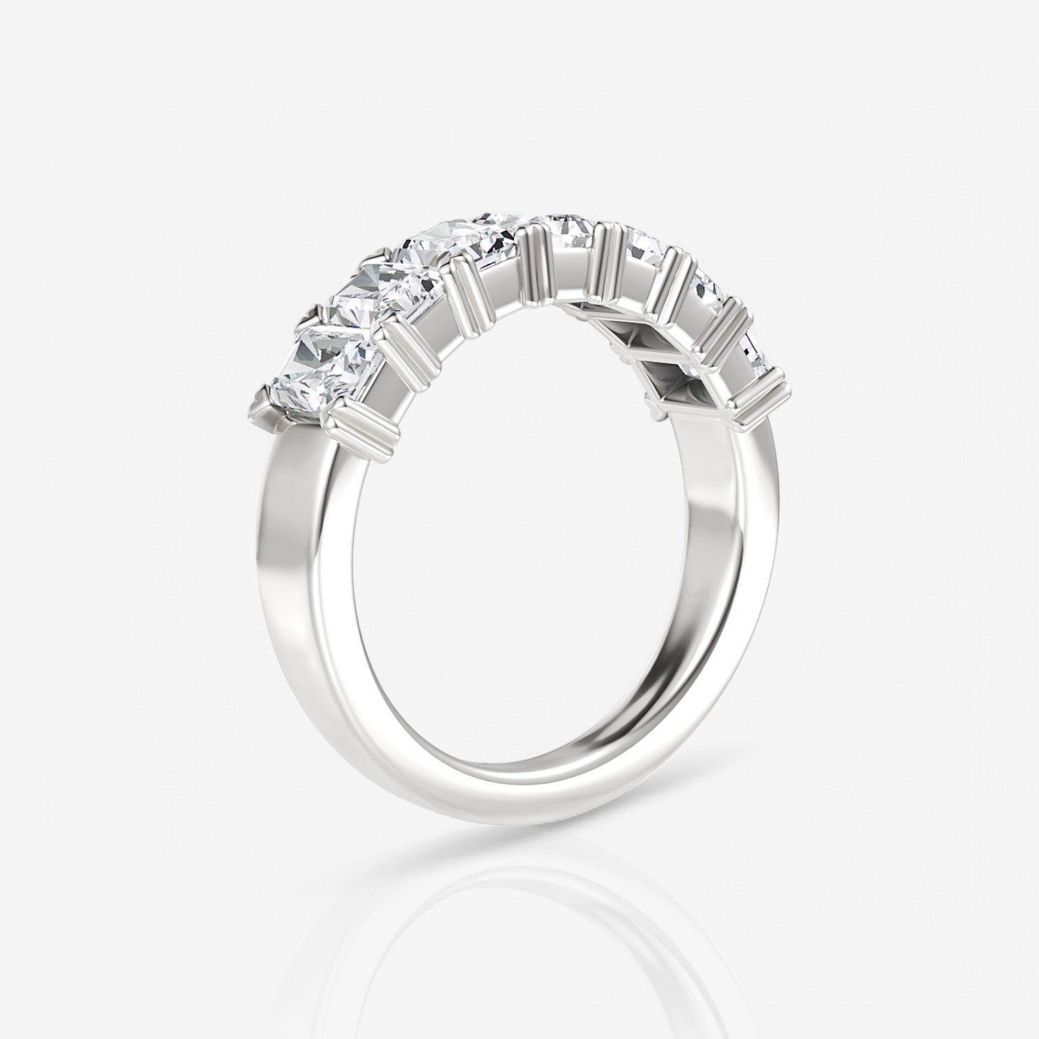 14kt white gold/18kt white gold/platinum/3.00/side
