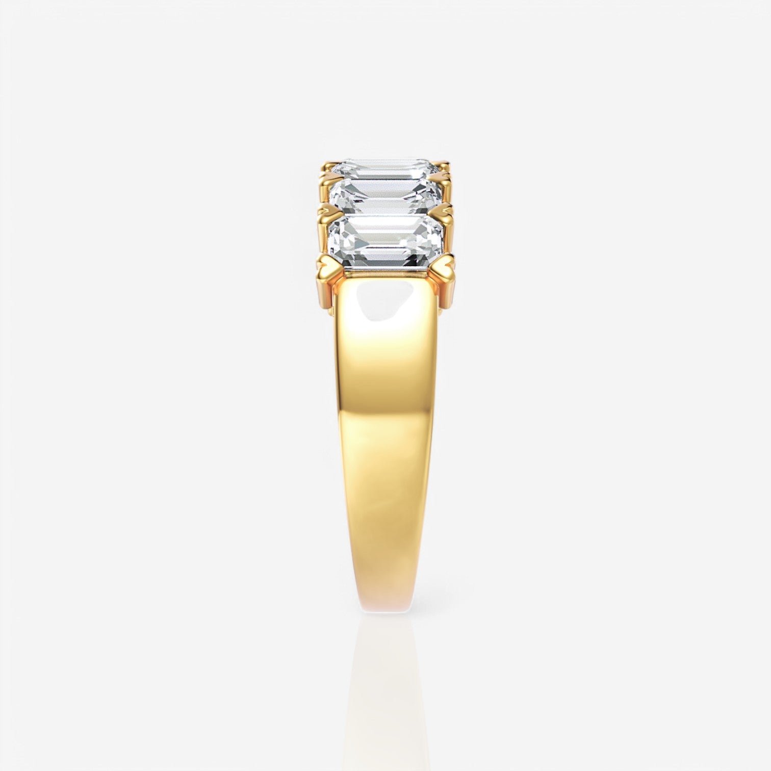 18kt yellow gold/2.00/side